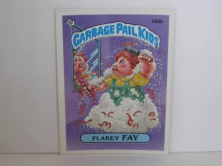 165b Flakey FAY 1986 Topps Garbage Pail Kids Card